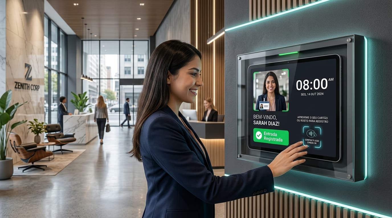 Modo Kiosko en Tablet para Checado de Asistencia de Pared NeoCheck