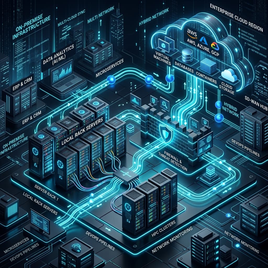 Arquitectura Híbrida de Servidores e Integración ERP Neotech Solutions