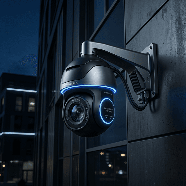 Cámara Bullet 4K con IA — Neotech Solutions Villahermosa