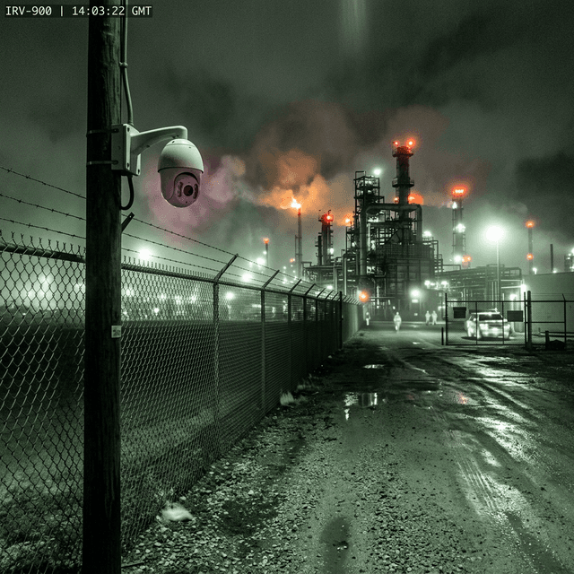 Protección perimetral nocturna con cámaras IA Tabasco