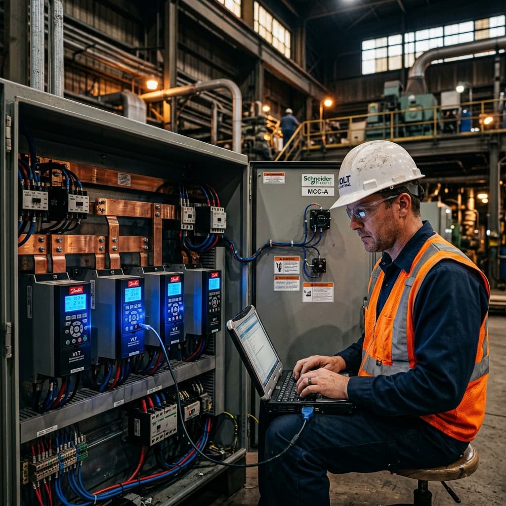 Centro de control de motores CCM instalado por Neotech Villahermosa