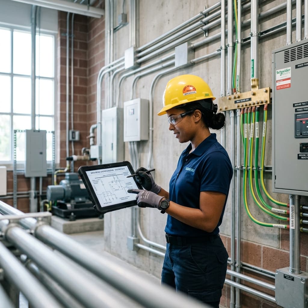 Puesta a tierra industrial NOM-001-SEDE Villahermosa Tabasco