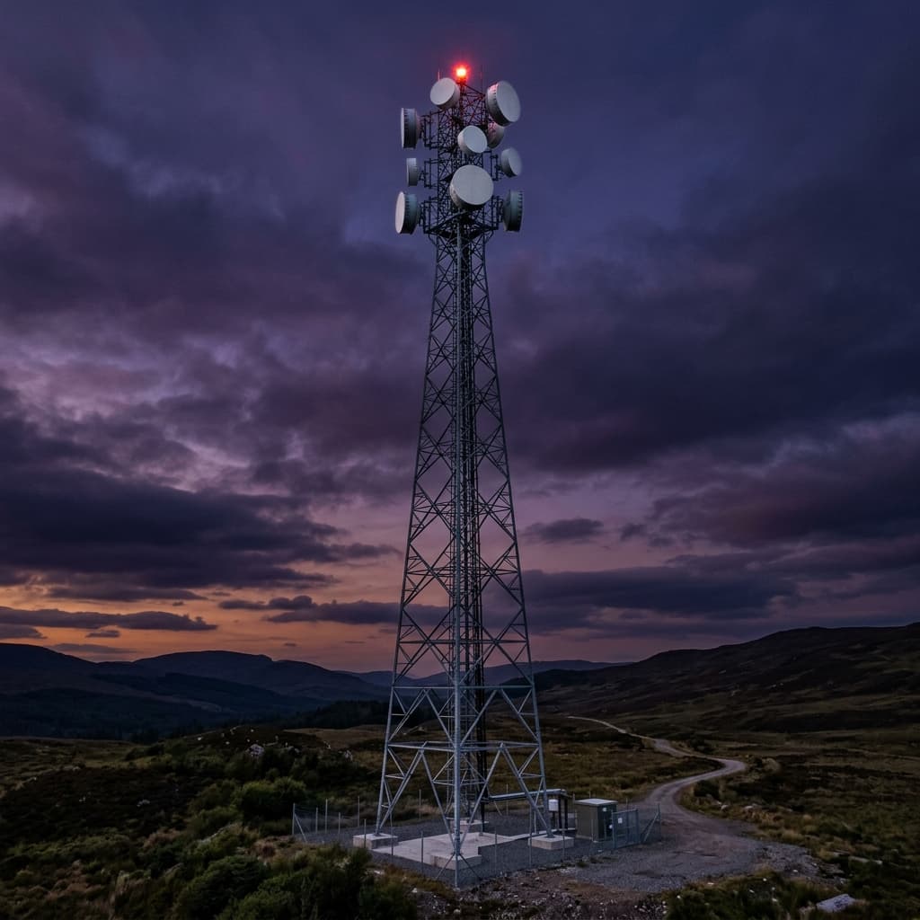 Torre de Telecomunicaciones Arriostrada