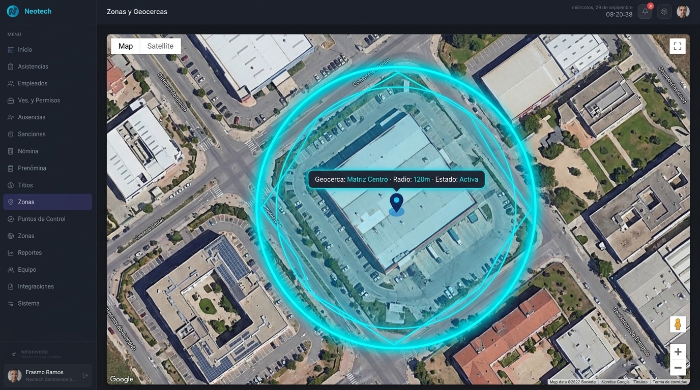 Escala Multi-Sucursal y GPS - NeoCheck